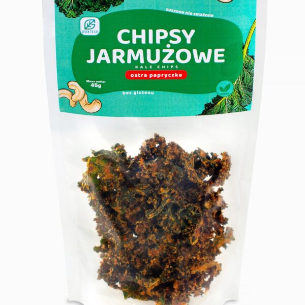 Chipsy Jarmuzowe ostra papryka