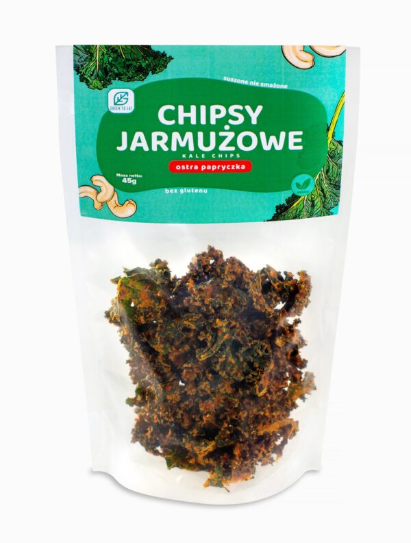 Chipsy Jarmuzowe ostra papryka